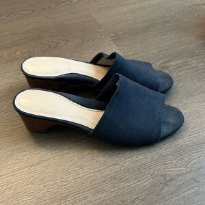 Dark Blue Women’s Slide Sandals